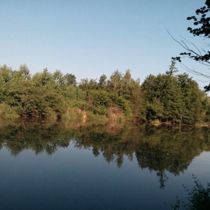 Door een prachtig natuurgebied.